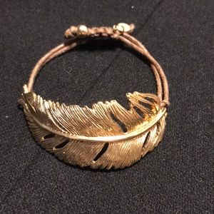 Gold Feather bracelet